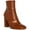 Tan Paris, variant on Womens Knox Faux Leather Square toe Ankle Boots