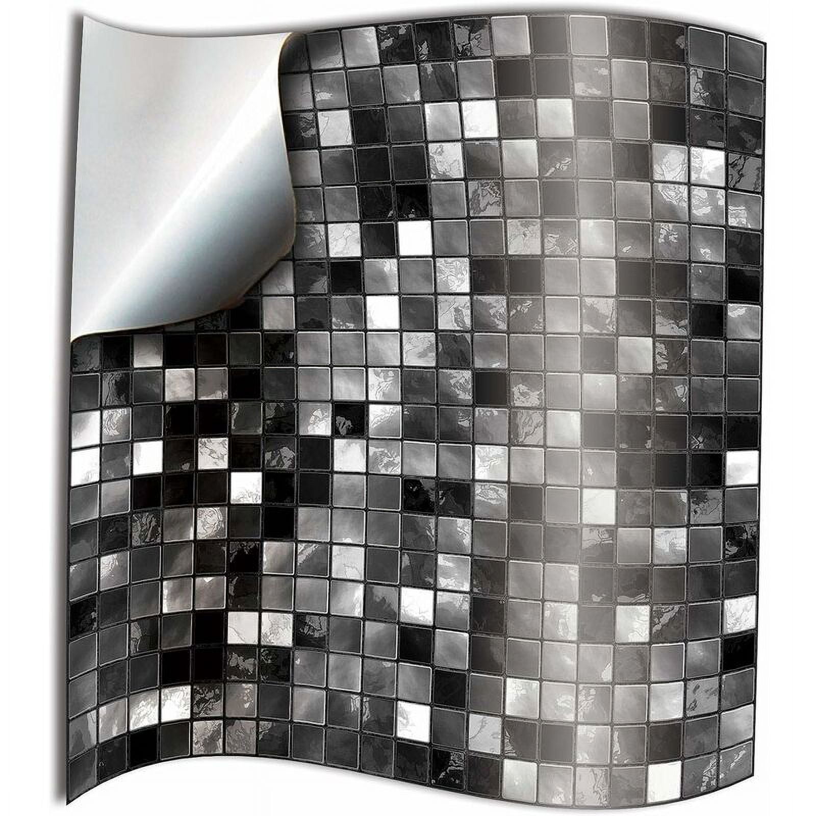 Adhesivos Para Azulejos 50 Piezas, PVC, 15x15 Cm, Adhesivos Para Azulejos De Mosaico, Decoración