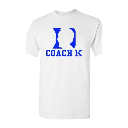 Coach K Face 1000 Wins 1K Adult T-Shirt Tee