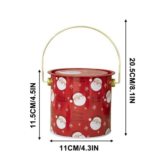 3 PCS Of Christmas Vintage Cookies Jar Cookiess Jars For Kitchen Counter Airtight Jar Cookies Containers Cookies Tin With Lids For Gift Giving Large Cookies