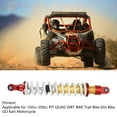 thumbnail image 3 of Amortisseur, Résistant à l'Usure Améliore le Confort de Conduite Haute Performance Amortissement Réglable 420mm Amortisseur pour 150cc-250cc PIT QUAD DIRT BIKE, 3 of 7