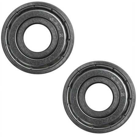 2X 6201Z Deep Groove Ball Bearing, Metal, 12 x 32 x 10 mm, Sealed