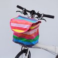 thumbnail image 3 of Miangastore Portable Versatile Cycling Basket Multi Colorful 1Pack 10.6*9.4in, 3 of 8