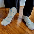 thumbnail image 2 of Raindrop Patterned Socks from the Sock Panda (Adult Large - Men's Shoe Sizes 8-12), 2 of 5