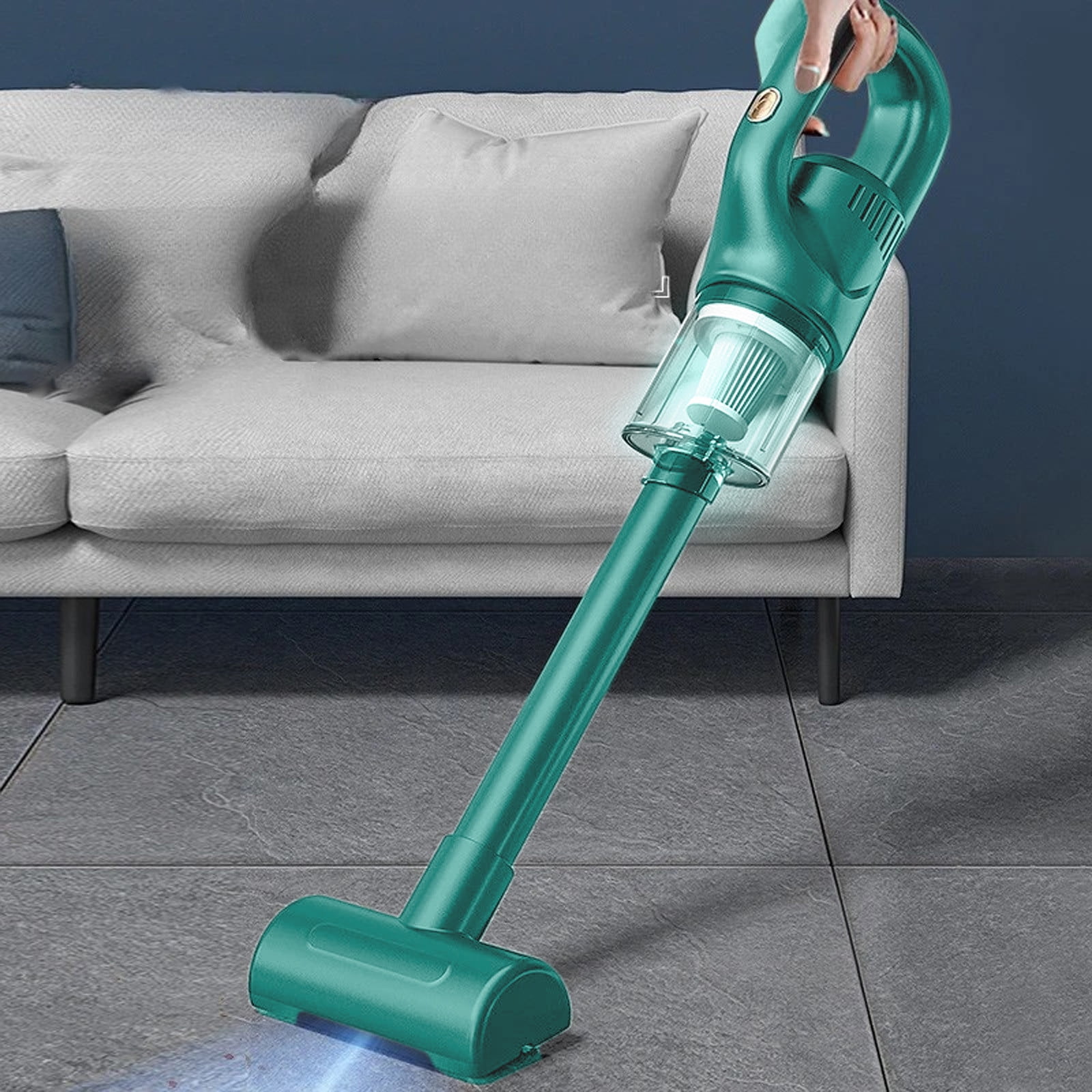 Small Cordless Home Vacuum Cleaner, Strong Suction 6000-7000Pa, for Car & Home, Lightweight, Multi-stage Filtration, Rechargeable Battery