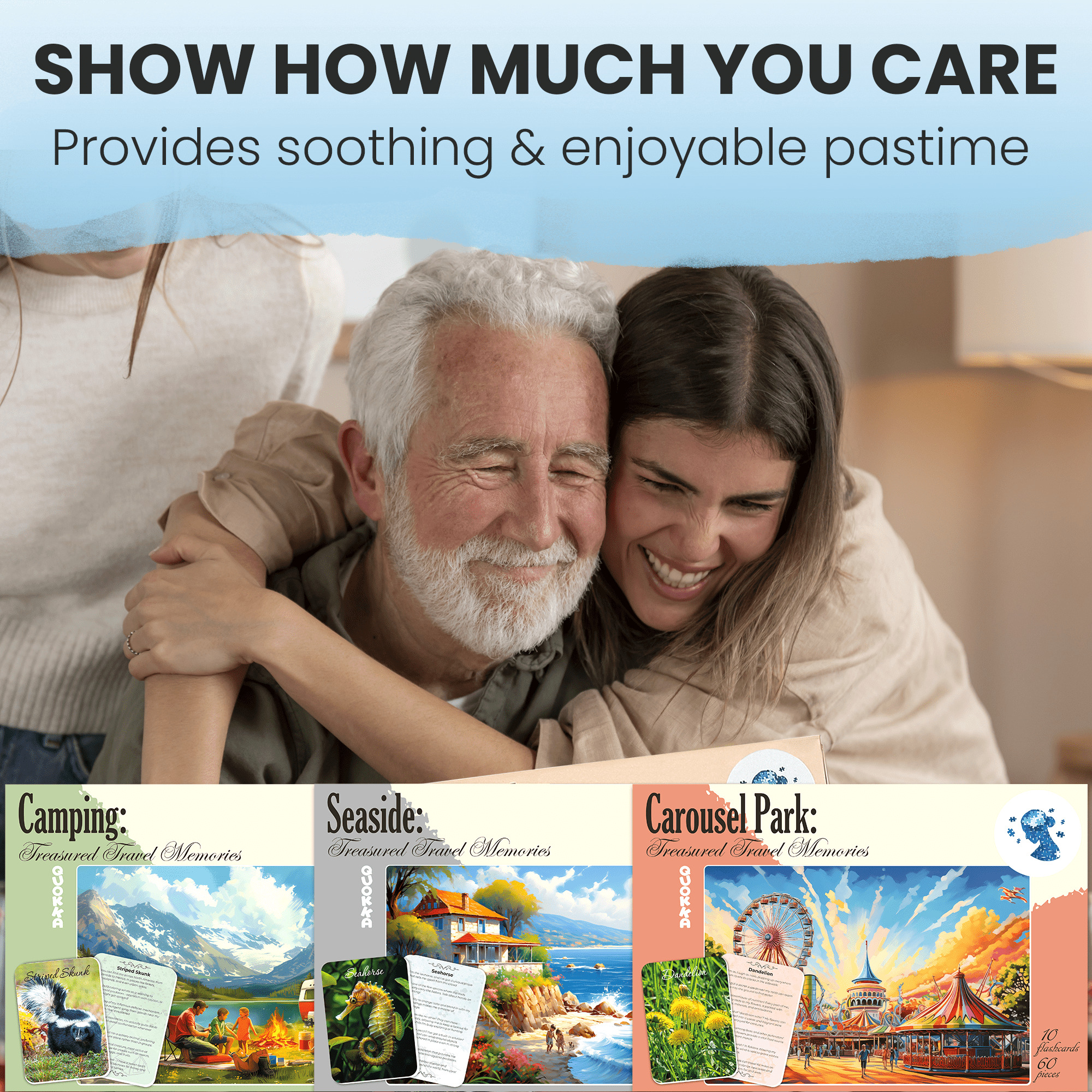 Quokka Puzzles for Dementia Patients - Memory Games for Seniors - Alzheimer's Toys for Elderly