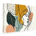 thumbnail image 4 of Canvas Wall Art - Ray Heere 'Botanical Minimalism Portraits 1' Wall Art for Living Room, Bedroom, or Office Décor by Trademark Fine Art - 19 x 12 Inches, 4 of 4