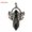 Obsidian, variant on 1pc Chakra Crystal Moth Dragonfly Pendants Obsidian Bead Gemstone Point Wand DIY-Obsidian-1PC (Random Pick)