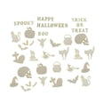 thumbnail image 1 of 1 Set, Halloween Variety Pack Include 24 Wood Cutouts for Holiday DIY or Décor, Made in USA, 1 of 1