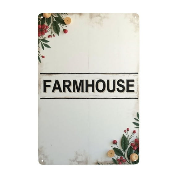 Vintage Farmhouse Metal Tin Sign Farmhouse Wall Decor Rustic Metal Sign Kitchen Decor Home Decor 8x12 Inch Metal Sign Farmhouse Style Wall Art