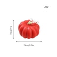 thumbnail image 3 of Tyidzon 2 Pcs Fall Pumpkin Scented Candles Soft Macaron Handmade Ambient Candles for Home Table Bedroom Bathroom Party Thanksgiving Decorations, 3 of 7