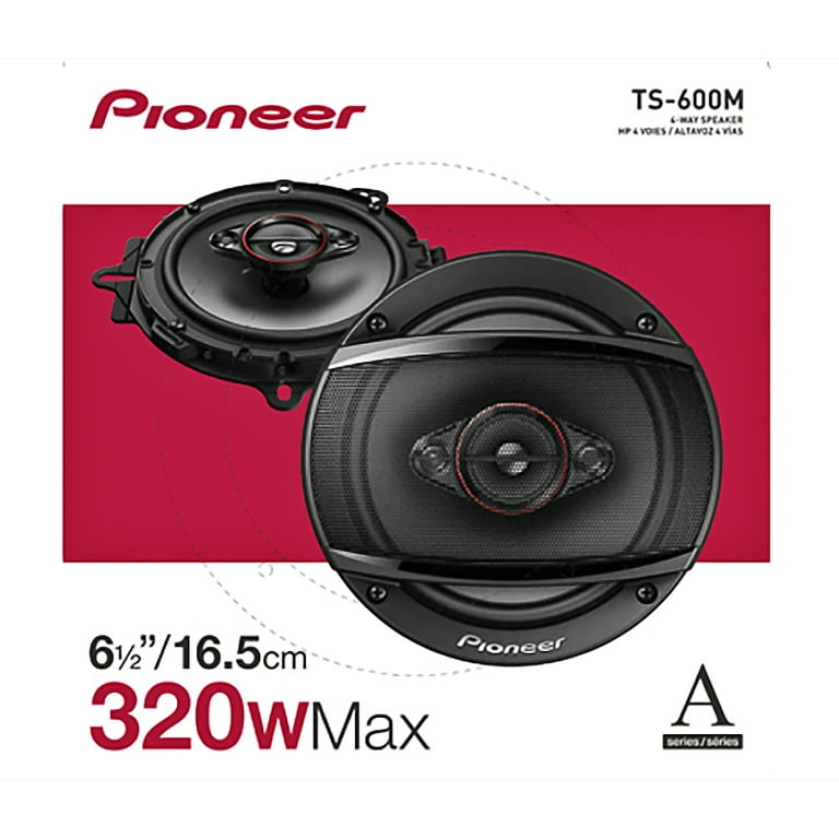 partij uitvoeren strand Pioneer TS-600M, 6-1/2" 4-way Coaxial Speakers, 320W Max Power | 11mm  Tweeter and 11mm Super Tweeter and 1-5/8" Cone Midrange | Coaxial Speakers  | (Sold in Pairs) - Walmart.com