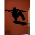 thumbnail image 2 of Wallhogs Skateboard Silhouette I Cutout Wall Decal, 2 of 2