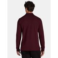 thumbnail image 4 of George Men's and Big Men's Pique Polo Shirt with Long Sleeves, Sizes S-3XL, 4 of 5