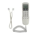 thumbnail image 1 of Teléfono fijo de pared KX-T888CID con pantalla LCD blanca en inglés y sistema de identificación de llamadas dual., 1 of 13