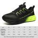 thumbnail image 2 of Zapatillas de zapatillas de seguridad zapatos de punta de acero livianos para mujeres (38) verde, 2 of 7