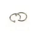thumbnail image 2 of harmtty 2Pcs Stainless Steel Nose Ring Open Hoop Earrings Unisex Body Piercing Jewelry, 2 of 7