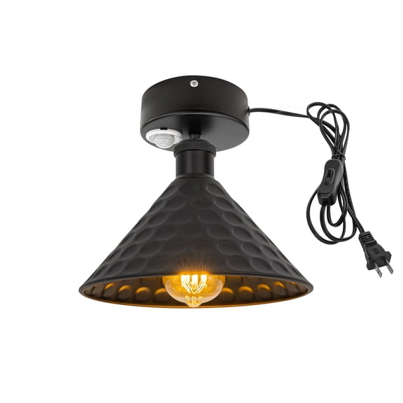 Kiven Motion Sensor Ceiling Light, Motion Activated Plug-in Ceiling ...