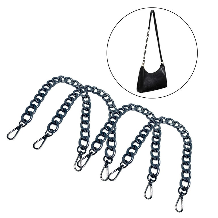 SUPRBIRD Purse Chain Strap Purse Strap Extender DIY Flat Chain Strap Handle  Bag Accessories Charms Decoration for Purse Handbags Shoulder Bag (7.9  Inch) - Yahoo Shopping