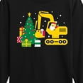 thumbnail image 3 of Instant Message - Santa Excavator Christmas Presents - Toddler & Youth Long Sleeve Graphic T-Shirt, 3 of 6