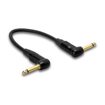 Right-angle to Same, 6 in Edge Guitar Patch Cable