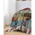 thumbnail image 2 of Vintage Spring Floral Sofa Couch Covers for Dogs, Washable Sofa Throw Cover Single Slipcovers for Armchair with Tassels, Farmhouse Ethnic Flowers Couch Protector Towel Blanket M 71''x91'', 2 of 8