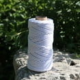 thumbnail image 5 of suxuMhao Fil à Crochet, 320g 1 Rouleau, Fil de Coton, Adapté à Divers Projets de Crochet et Produits Faits à la Main, Doux Modérément, Facile à Utiliser pour Débutants et Pros, Vert, 5 of 5