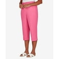 thumbnail image 6 of Alfred Dunner Womens Petite  Embellished Cuff Twill Capri, 6 of 6