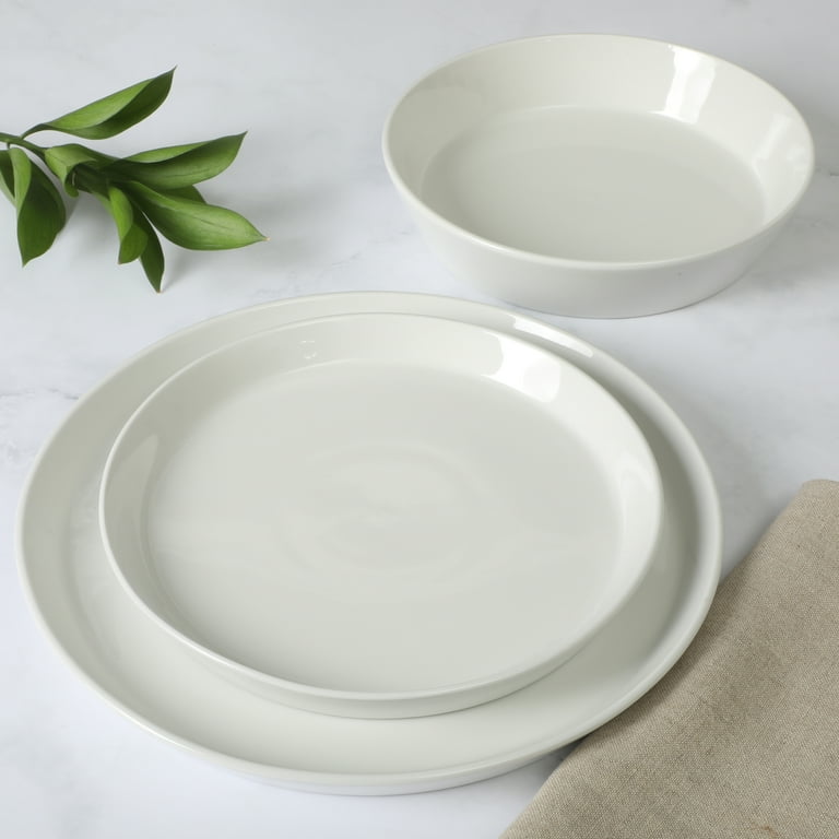 Martha Stewart Everyday Faretta 12-Piece Ceramic Dinnerware Set