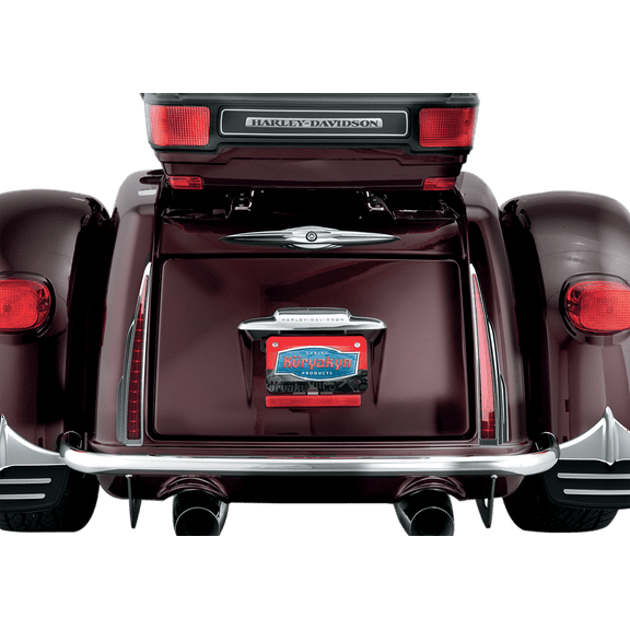 Kuryakyn 7215 Motorcycle Accessory: Rear Trunk Latch/Key Hole Lock Accent for 2009-19 Harley-Davidson Trike Motorcycles, Chrome