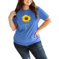 thumbnail image 3 of XCHQRTI Christian Shirts for Women Plus Graphic Blessed Girl Tees Jesus Religous Tops, 3 of 7