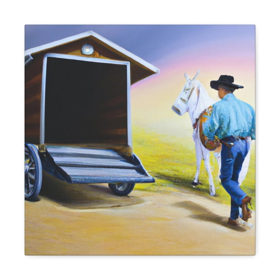 Wagons in Wonderland - Canvas