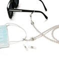 thumbnail image 4 of 2 Pices Lunettes Porte-chane Perl Lunettes Sangle, Antidrapant Lunettes Cou Sangle Lunettes De Soleil Sangle Imitación Perle Perle Lunettes Sangle, 4 of 5