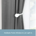 thumbnail image 3 of Kenney Chelsea Ball End Curtain Holdback Set, White, Set of 2, 3 of 4
