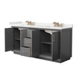 thumbnail image 6 of Wyndham Collection Wcf414172d-Qtz-Us3mxx Strada 72" Free Standing Double Basin Vanity Set, 6 of 7