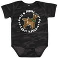 thumbnail image 3 of Inktastic Future Goat Farmer with Cute Goats and Hoof Prints Boys or Girls Baby Bodysuit, 3 of 5