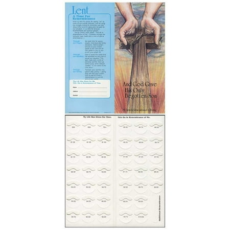 - $10.00 Hands of God Semi-dated Lenten Coin Folder (Pkg of 50)