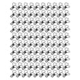 thumbnail image 2 of Clips de Liant de Bureau, Clips de Liant Design Creux Unique Larges Applications Forme de Coeur Force de Serrage Forte pour Compte pour Facture pour les Vêtements Noir, Rouge, 2 of 8
