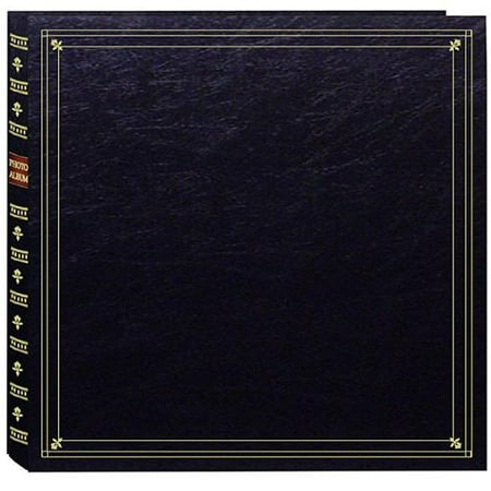 Large Square Album - Pioneer Photo Albums Pioneer Large Format Black with Gold Accents Cover Memo Album with 120 Bonus Pockets