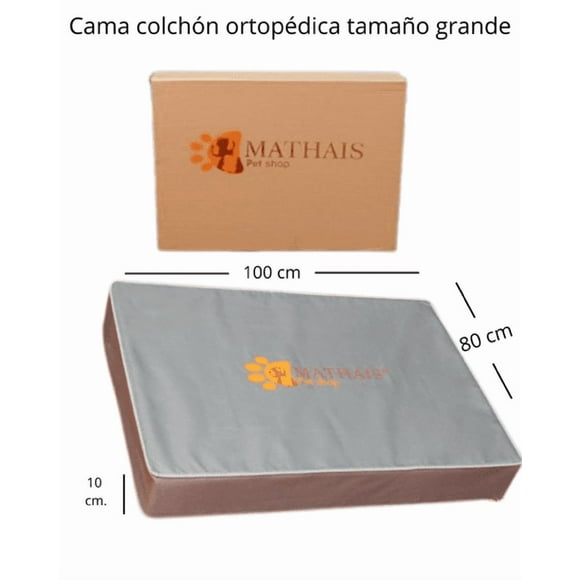Cama colchón ortopédica para perro grande