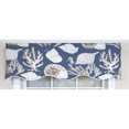thumbnail image 3 of RLF Home 100% Cotton Seascape Provance  Fully lined Windows Rod Pocket Valance 50" x 15"  Blue, 3 of 6