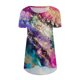 thumbnail image 3 of Fiudx Ofertas de La Semana Blusa de Manga Corta con Cuello Redondo y Estampado de Verano para Mujer, 3 of 4