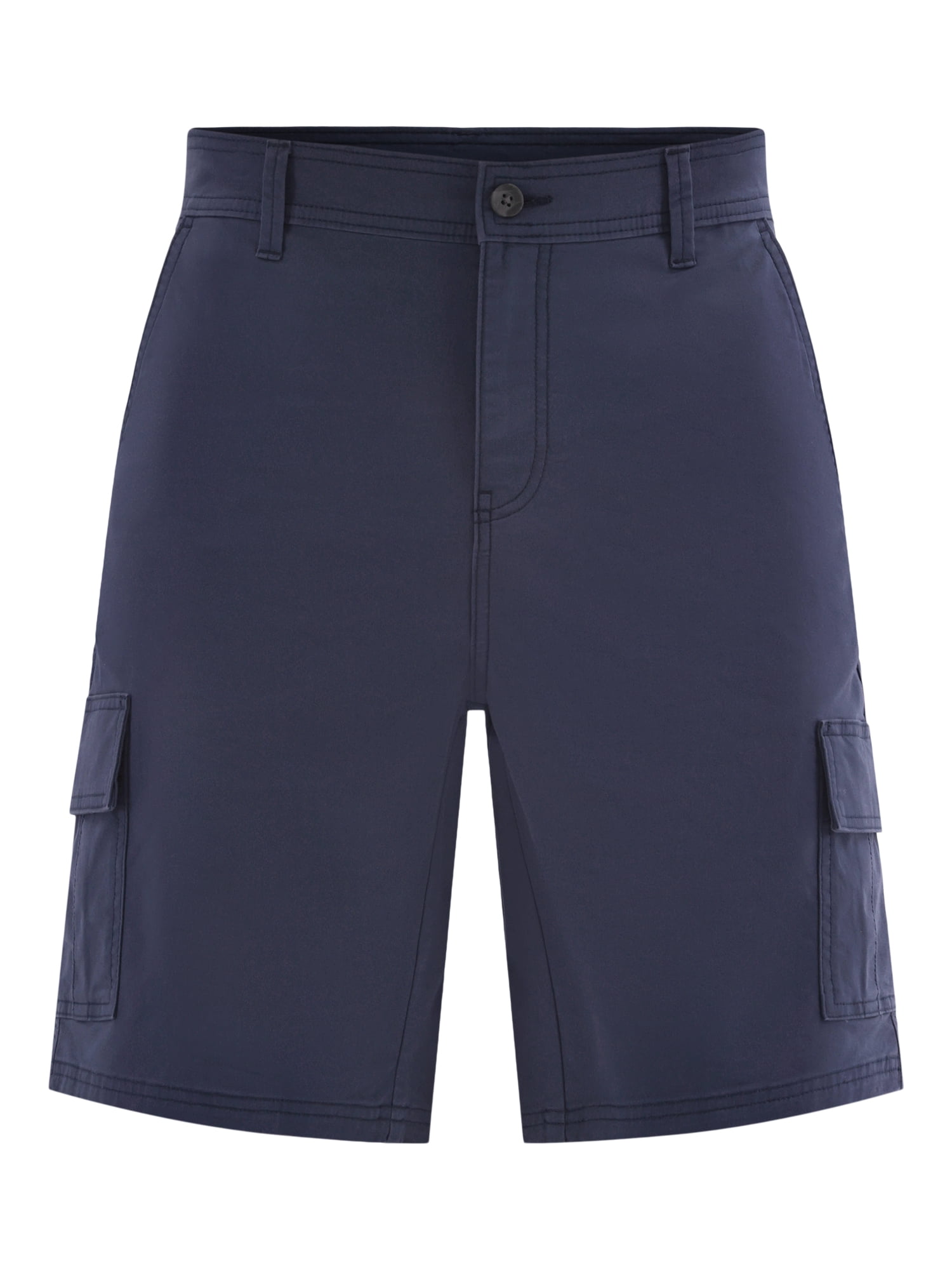 No Boundaries Men's & Big Men's Twill Long Cargo Shorts, 9" Inseam, Sizes XS-5XL