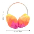 thumbnail image 3 of Cache-oreilles en Peluche Hiver Chauds Cache-Oreilles en Forme de Cœur pour Femmes Filles, 3 of 9