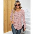 thumbnail image 5 of FUNING Women's Puff Long Sleeve Tunic Tops Pleated Crew Neck Blouses Dressy Casual Loose Fit Winter and Spring Shirts, 5 of 6
