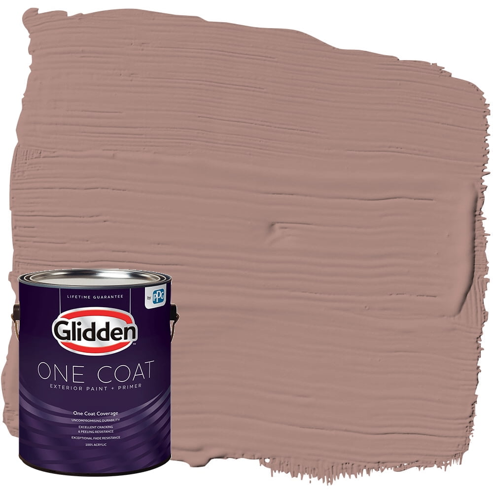 Glidden One Coat Exterior Paint and Primer, Bedford Brown Glidden One Coat Exterior Paint and Primer, Bedford Brown