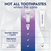 (2 pack) Crest Toothpaste, 3D White Brilliance Vibrant Peppermint Teeth Whitening Toothpaste, 2.4 oz