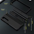 thumbnail image 5 of For Samsung Galaxy Z Fold3 5G Phone Case，Shockproof Luxury Detachable Bracket Cover，Pen Holder Case, 5 of 5