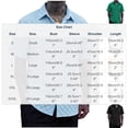 thumbnail image 3 of Umfun Men Textured Square Grid Short Sleeve Button-Down Shirt Spread Collar with Full Button Placket Lightweight Breathable for Casual and Vacation, 3 of 8