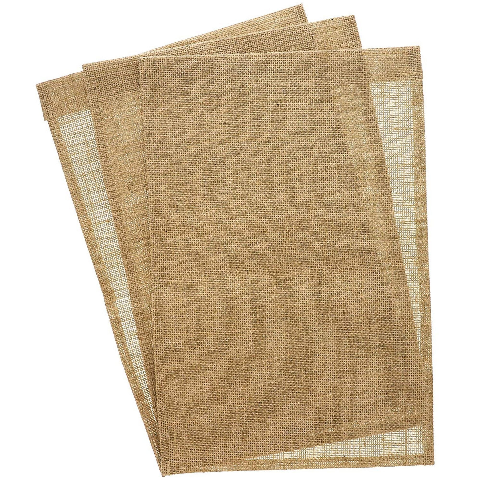 6 Pack Blank Burlap Garden Flag For Diy Decor 2 Shapes 17 7 X 11 8 Inches Walmart Com Walmart Com
